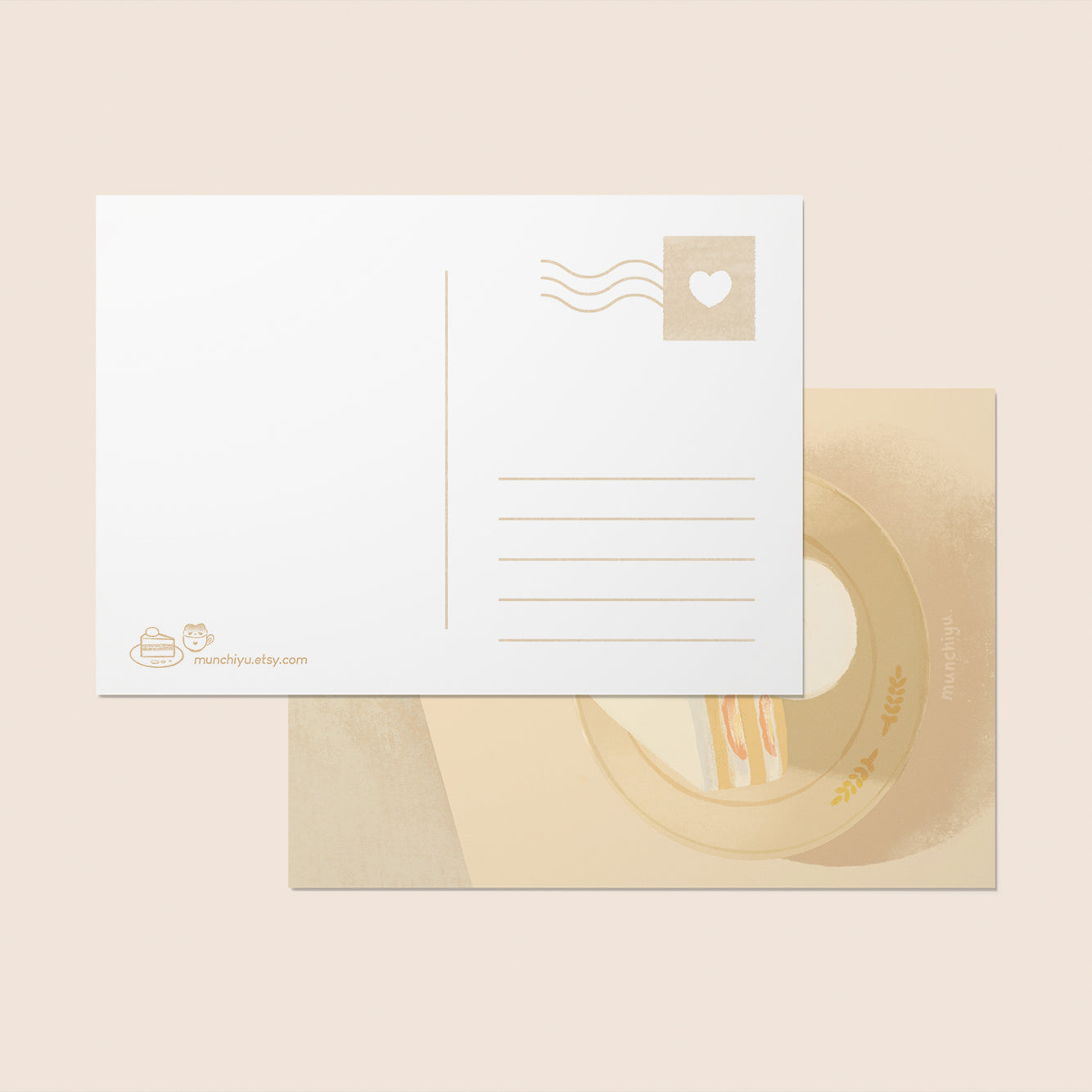 Bird Cake - Postcard