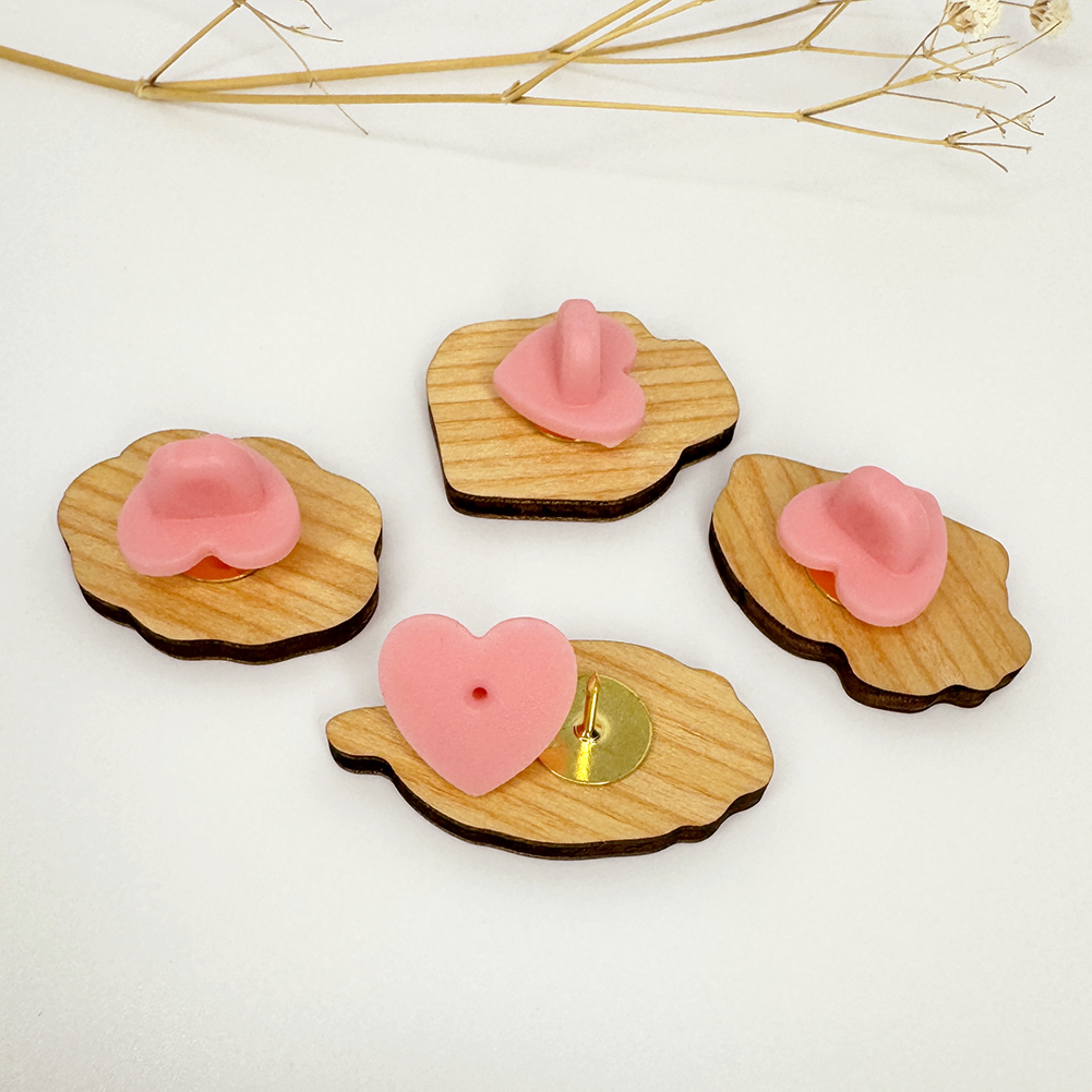 Mystery - Wooden Cat Pin