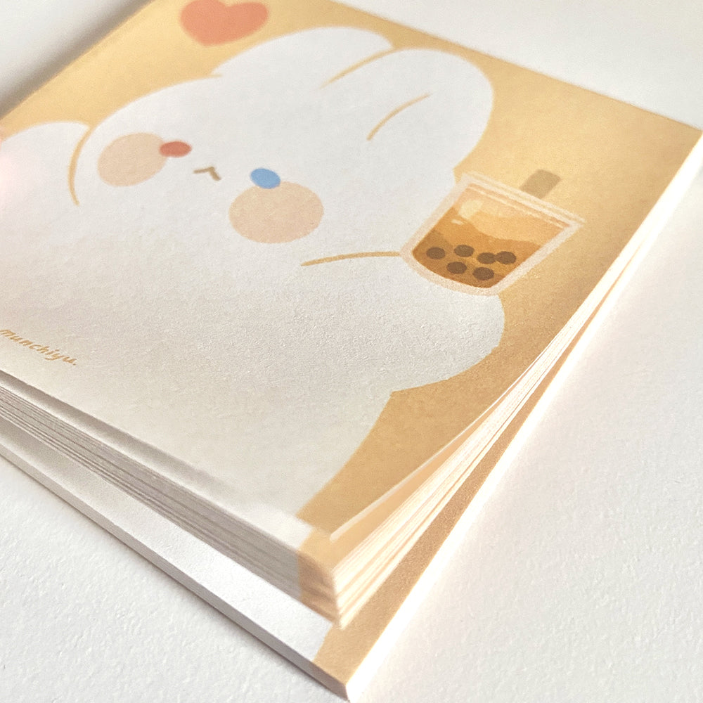 Bunny with Bbtea - Notepad
