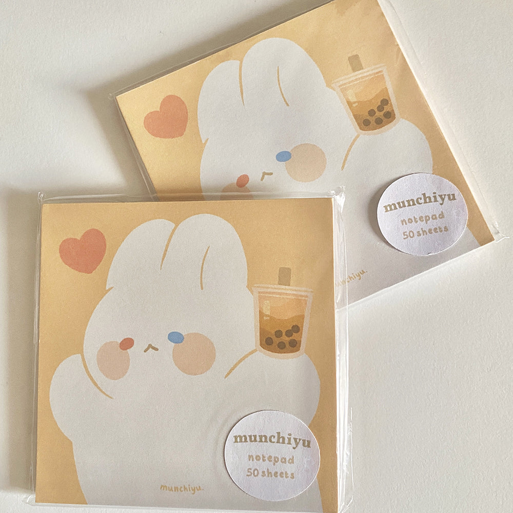 Bunny with Bbtea - Notepad