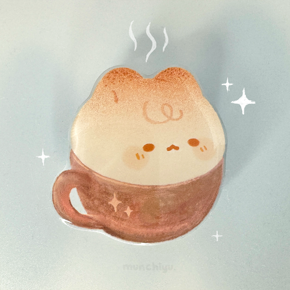 Catpucinno - Acrylic Phone Grip