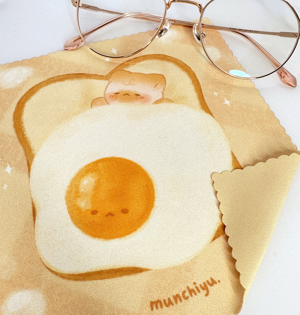 Sleeping Cat Bread - Glasses cloth