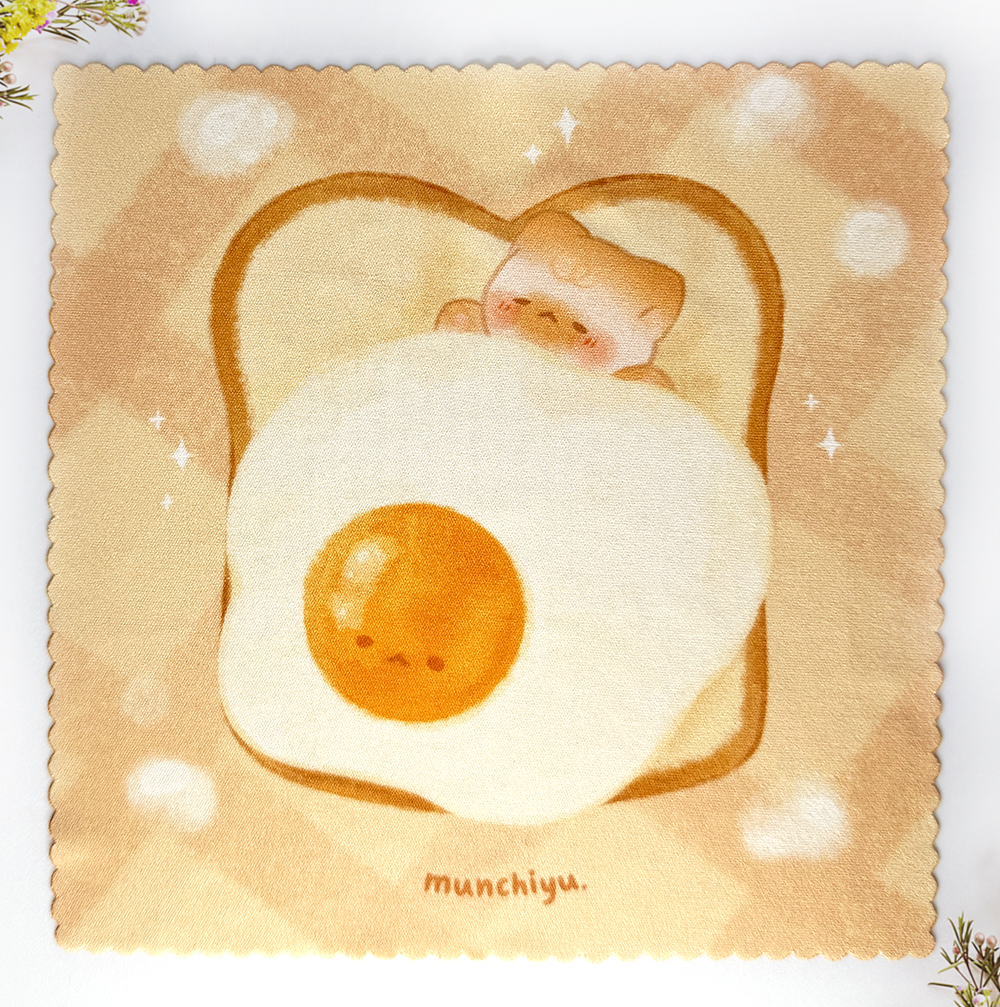Sleeping Cat Bread - Glasses cloth
