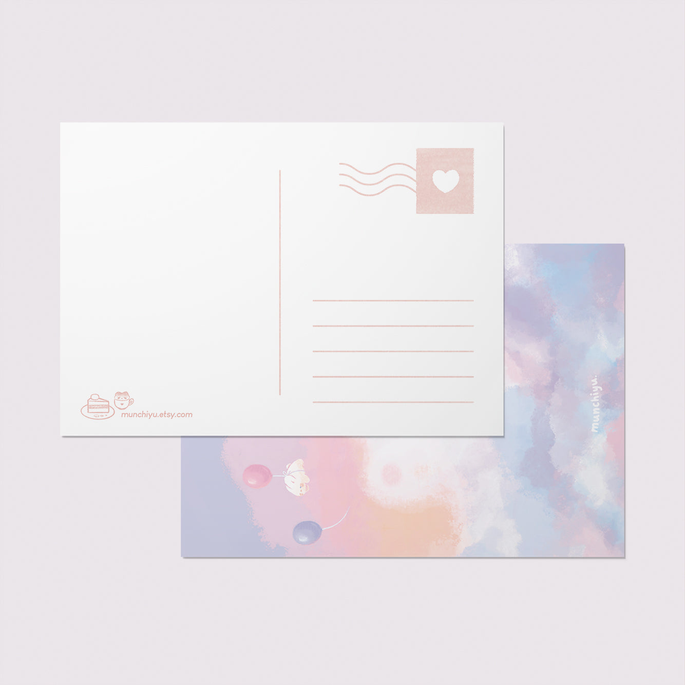 Cloudy day - Postcard
