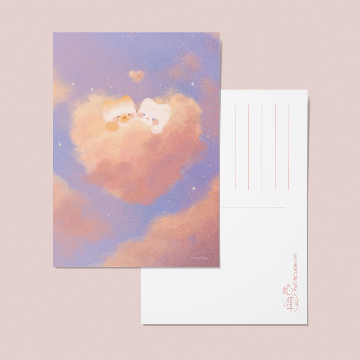 In the Clouds - Postcard