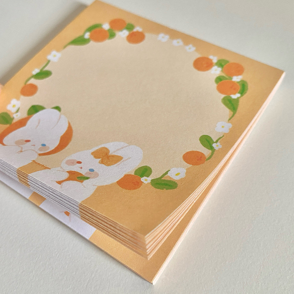 Oranges & Bunny - Notepad