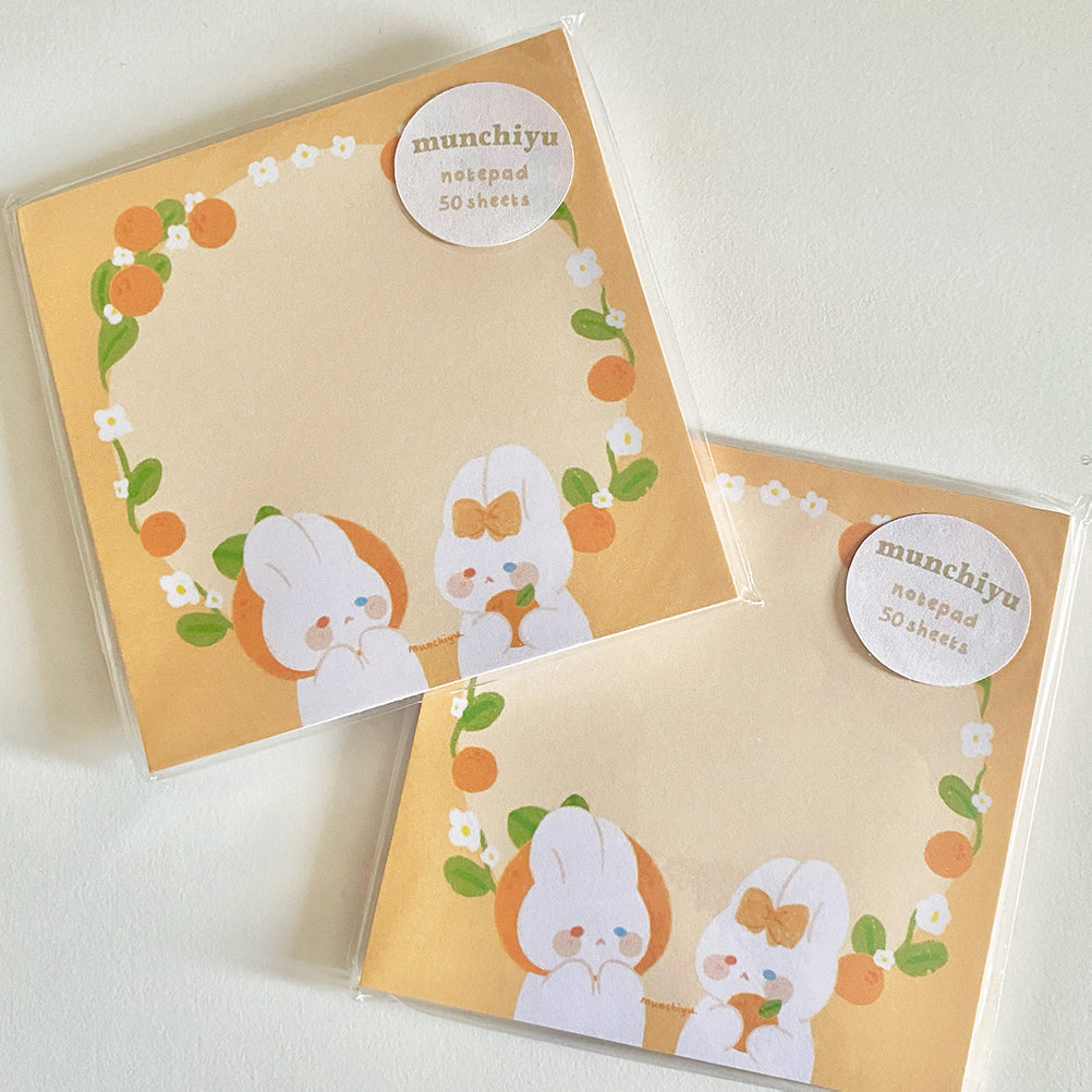 Oranges & Bunny - Notepad
