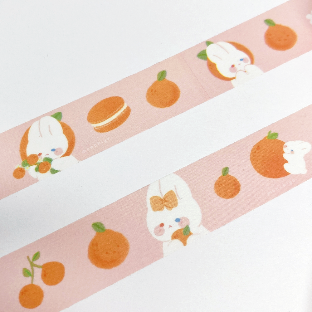 Oranges & Bunnies - Washi Tape