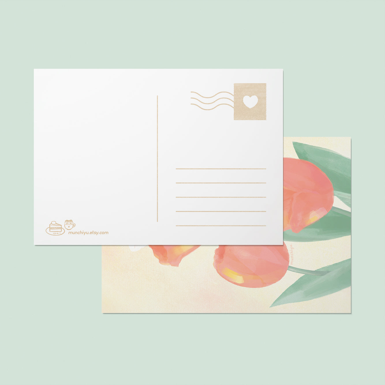 Tulips - Postcard