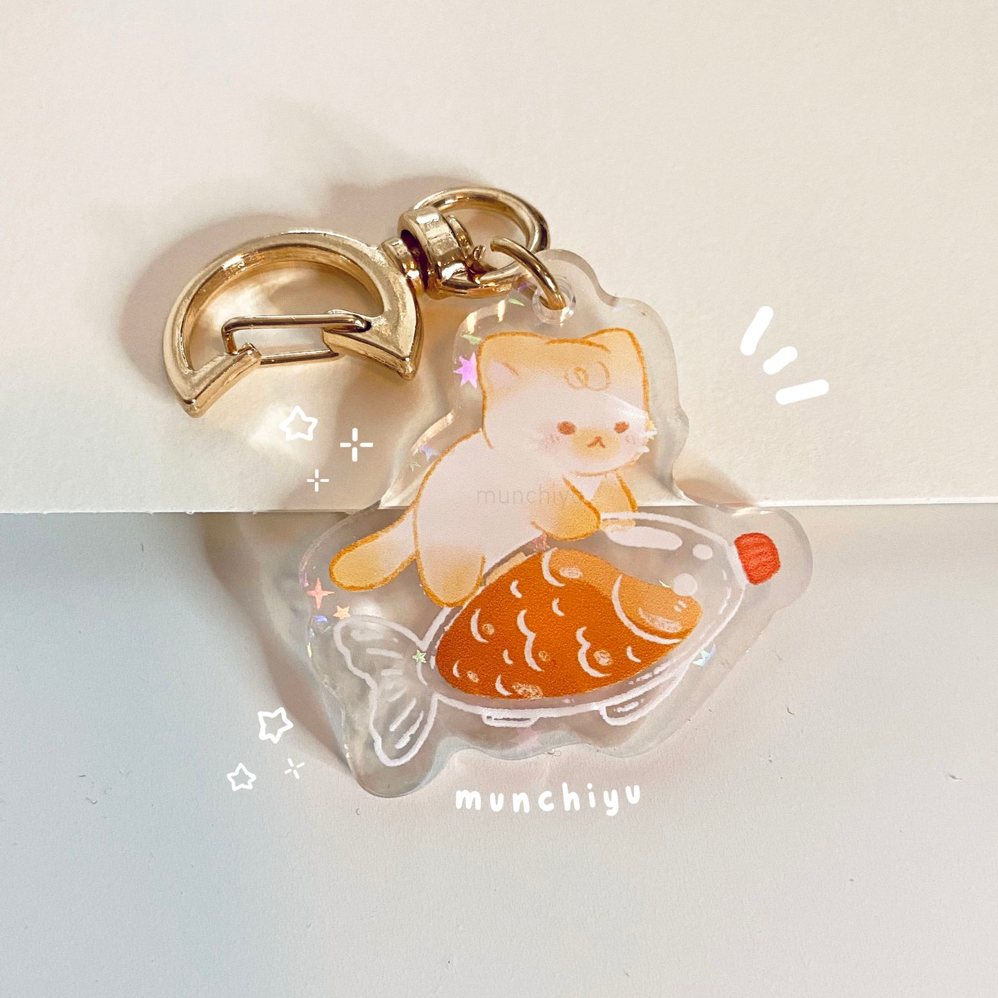Cat Soy Sauce Fish - Keychain