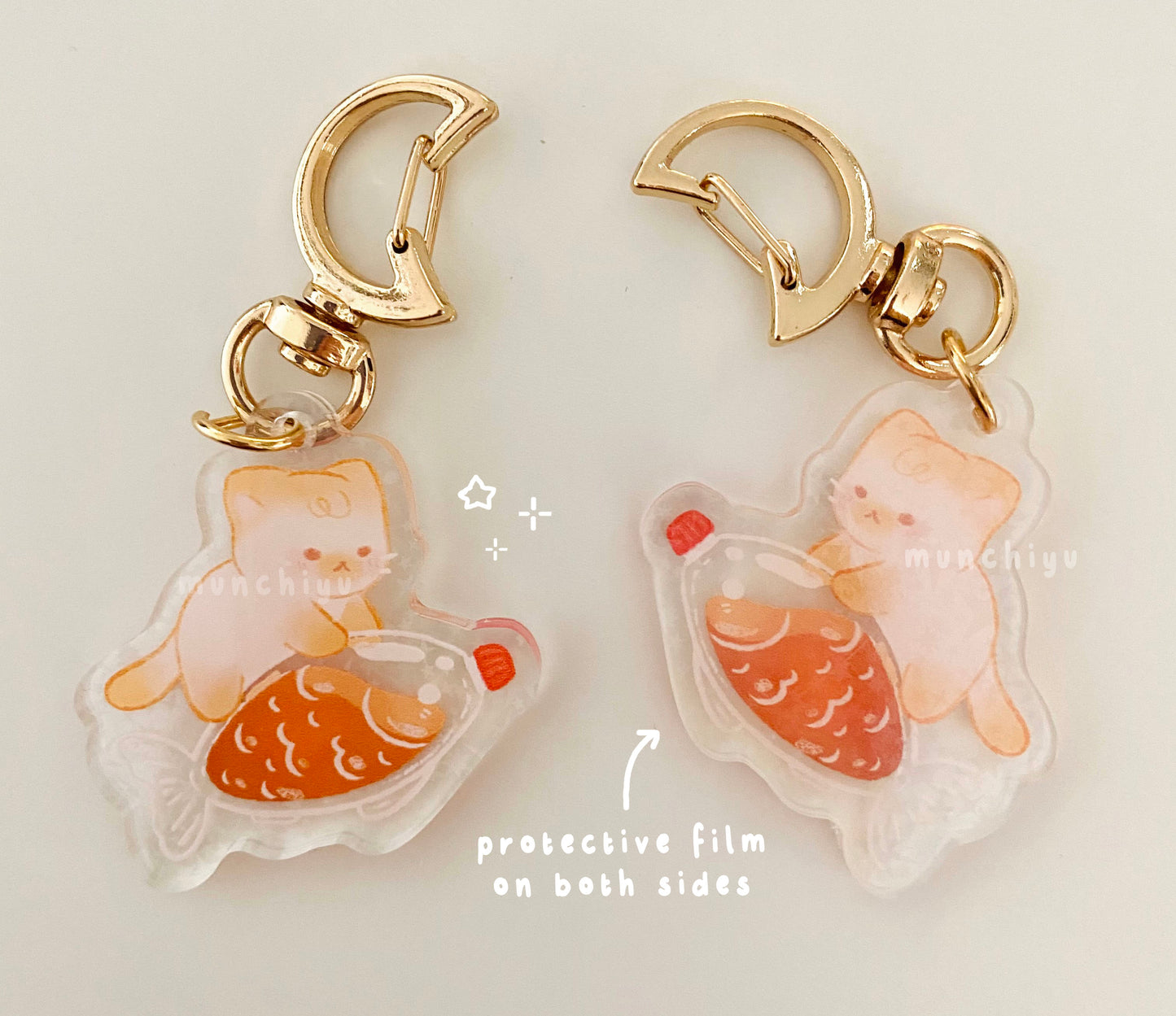 Cat Soy Sauce Fish - Keychain
