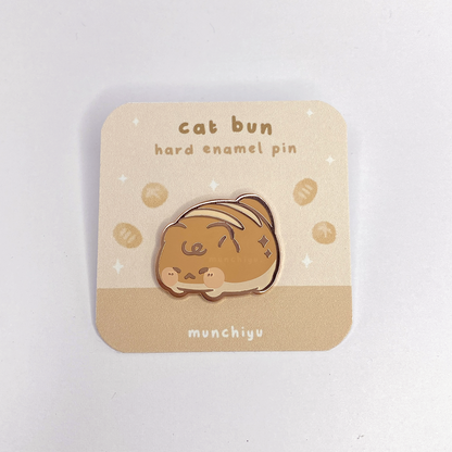 Cat Bun - Hard Enamel Pin