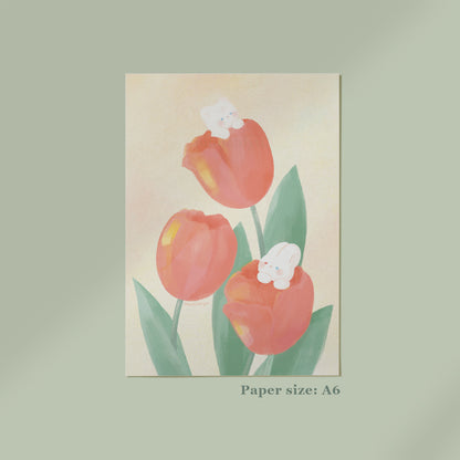 Tulips - Postcard